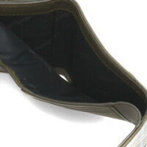 Burberry Check Olive Khaki Tri Wallet Green fold Lancaster